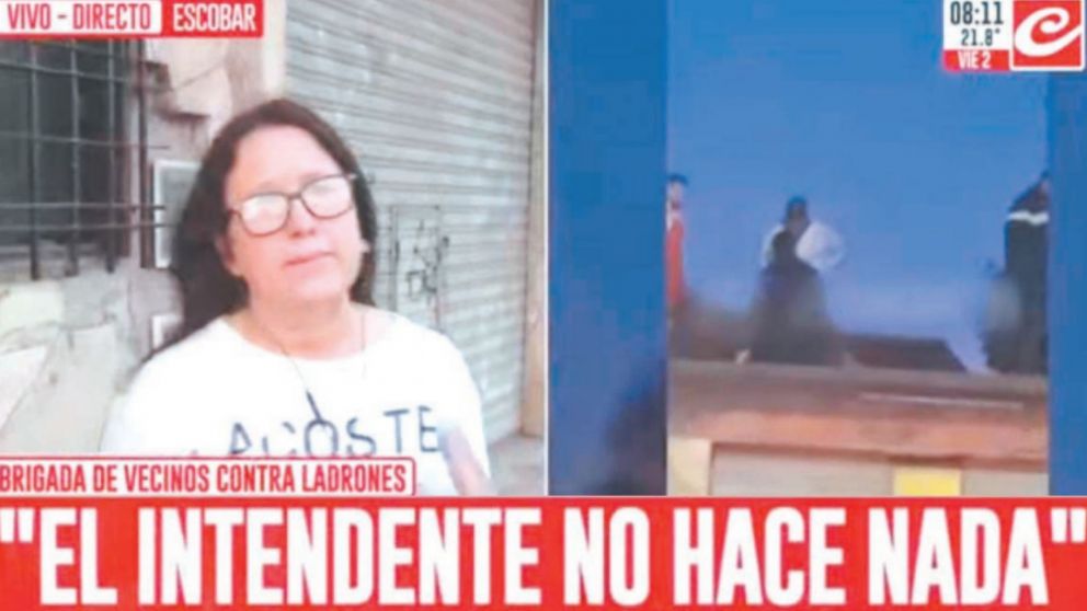Los vecinos actúan por mano propia frente a los delincuentes y ante la inacción policial.
