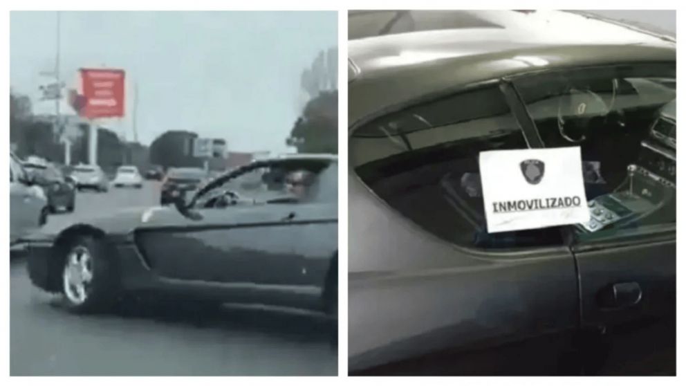 El auto Ferrari fue secuestrado por la Justicia.