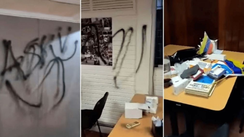 Asaltaron y vandalizaron la oficina de campaña de la opositora María Corina Machado (Redes).