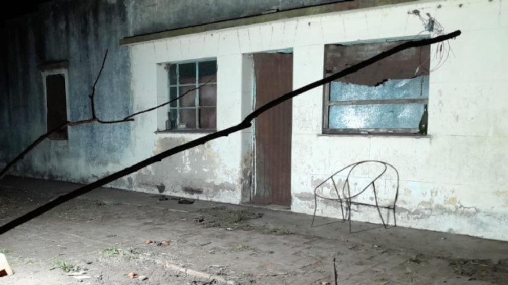 En esta vivienda residía Ramón Ginés Cardozo, de 65 años. Crédito: La Mañana de Bolívar.