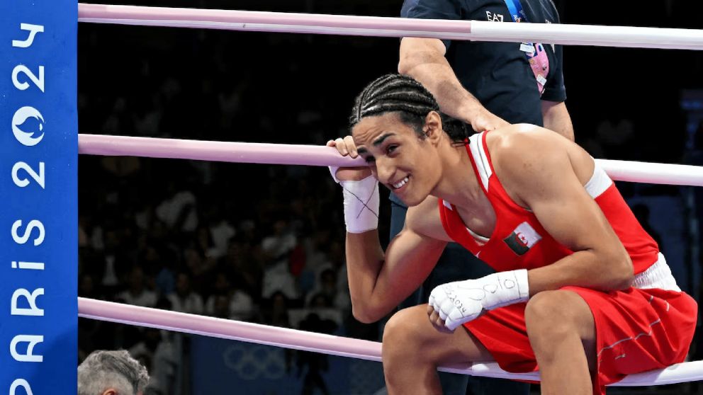La boxeadora Imane Khelif quedó envuelta en una polémica.