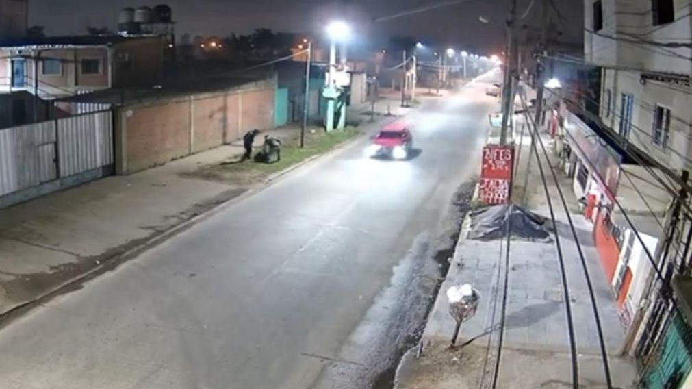 El momento en el que los asesinos privaron de la libertad a la v�ctima.