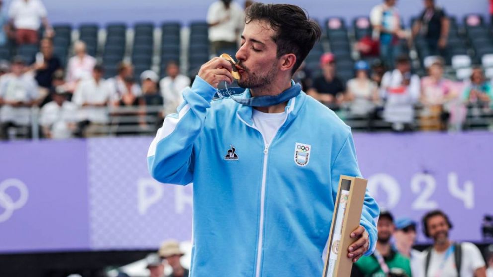 Cuál es el origen del apodo de "Maligno" Torres, el deportista que consiguió la primera medalla de oro para Argentina en los Juegos Olímpicos de París 2024