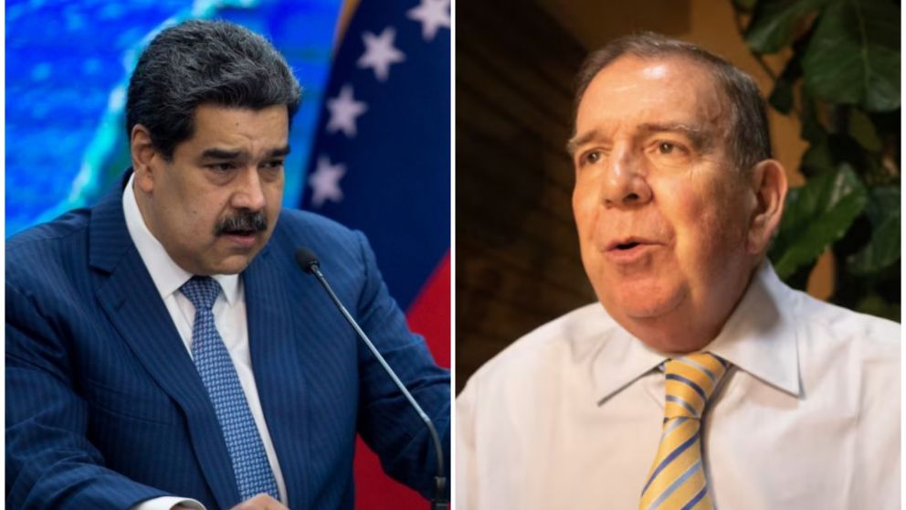 Nicolás Maduro y Edmundo González Urrutia, los candidatos que se enfrentaron en las elecciones de Venezuela.