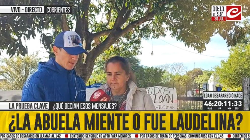 La mamá de Loan habló sobre las sospechas que recaen sobre la abuela Catalina