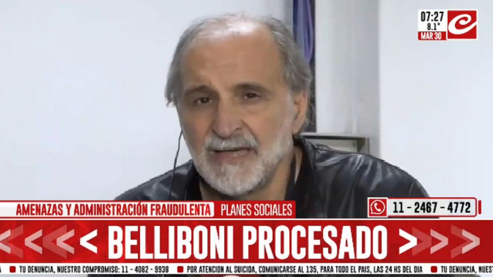 Belliboni fue procesado por utilizar dinero del Estado con fines partidarios