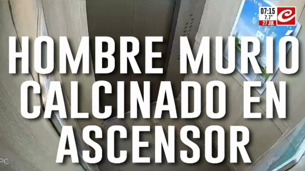 Le explotó la batería de litio en el ascensor: murió calcinado