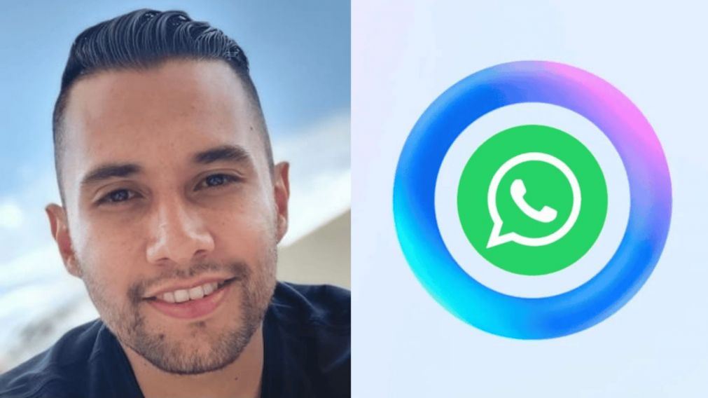 A falta de novia, el chico aprovech� la nueva IA de WhatsApp para "crearse" una (Captura X/Archivo).
