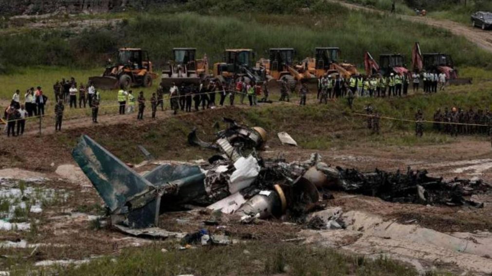 Avión de la compañía nepalí Sauraya Airlines, sufrió una tragedia.