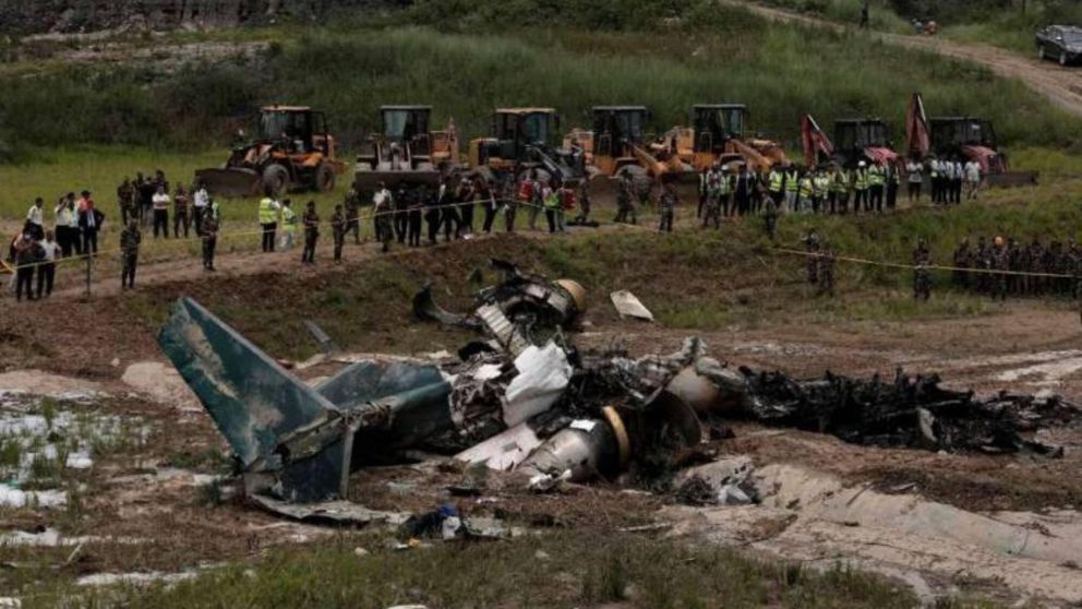 Avión de la compañía nepalí Sauraya Airlines, sufrió una tragedia.