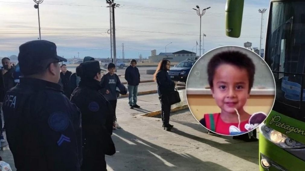 La búsqueda del menor se trasladó al sur del país (Gentileza La Opinión Austral).