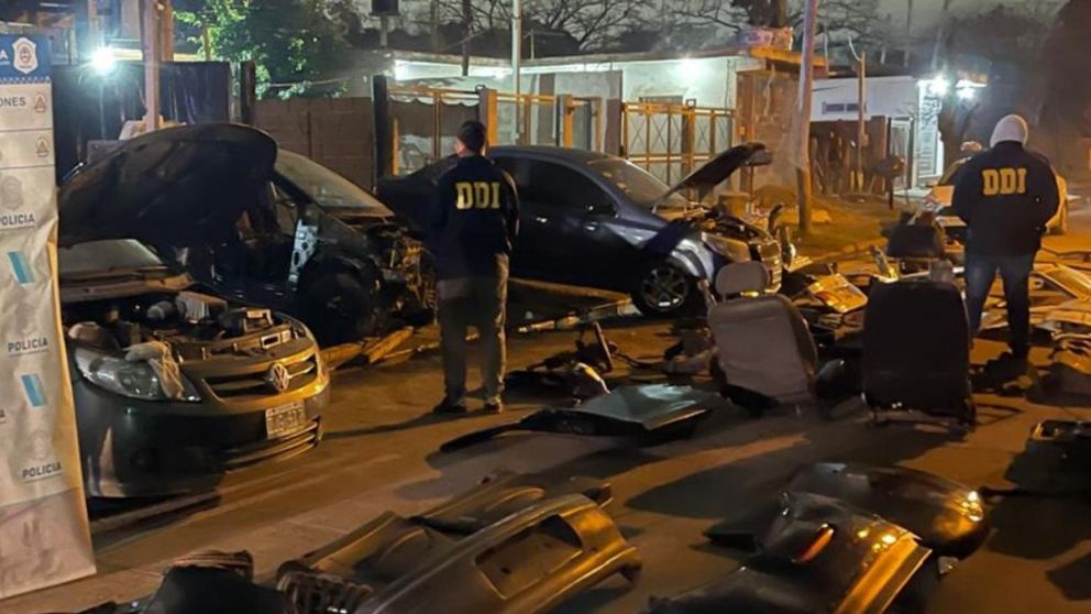 Algunos de los elementos que fueron incautados durante la requisa.