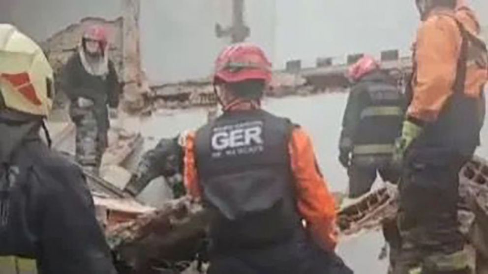 Un derrumbe en una obra en Belgrano deja a un obrero gravemente herido y otro atrapado bajo los escombros