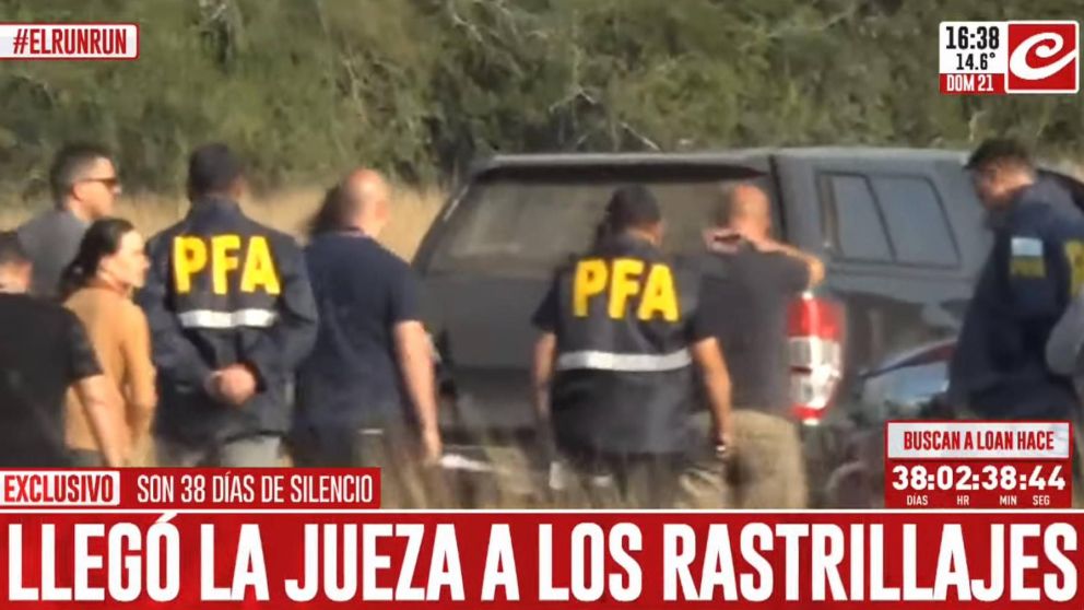 La jueza federal Cristina Pozzer Penzo participa de los rastrillajes en 9 de Julio.