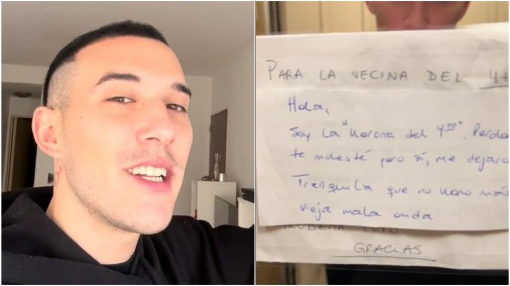 Impactante ida y vuelta en un edificio por una separación.