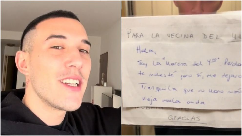 Impactante ida y vuelta en un edificio por una separaci�n.