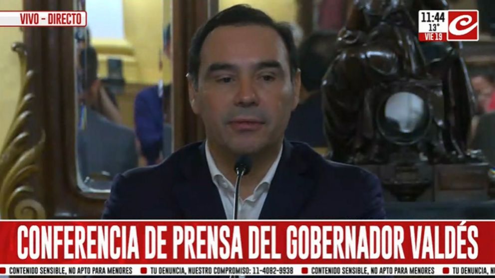 Valdés habló del caso Loan: "No tenemos nada que ver, eso quieren instalar algunos caranchos políticos"