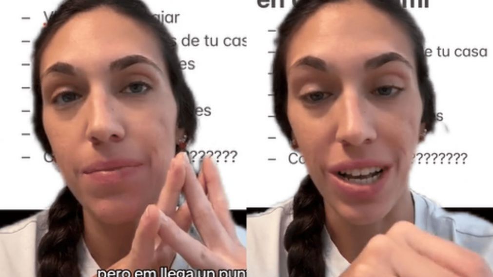 La joven utilizó TikTok para enumerar todos los aspectos negativos de Miami, manifestando que no todo es lo que parece (Captura TikTok).