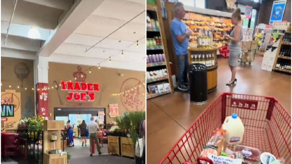 Una joven fue a comprar en EEUU con la camiseta de la Selección argentina y recibió un gran regalo (Imagen captura vídeo).