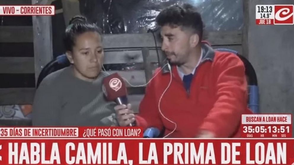 Camila Nuñez, la prima de Loan, una vez más volvió a hablar con Crónica.