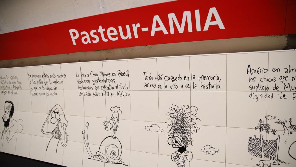 Este jueves reabre la estaci�n Pasteur-AMIA de la l�nea B del subte.