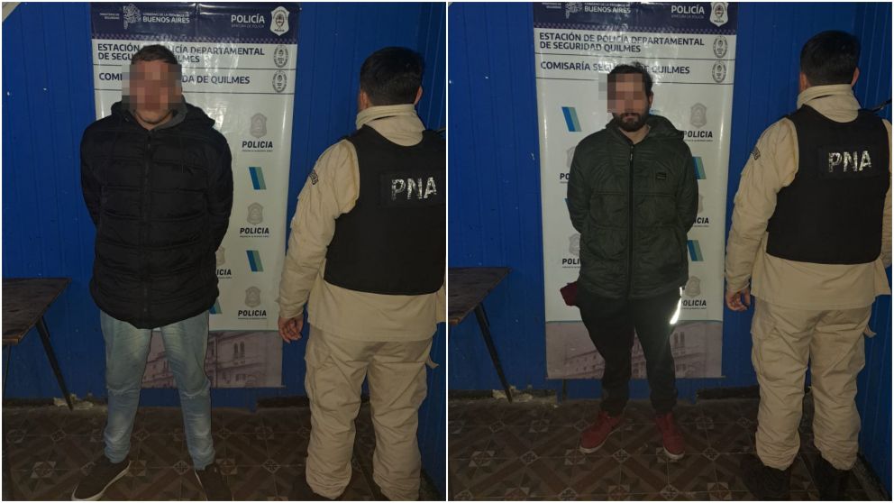 Los dos sospechosos quedaron tras las rejas.