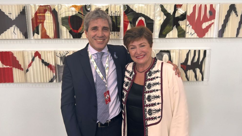 Luis Caputo se refirió a las negociaciones con el Fondo Monetario Internacional.