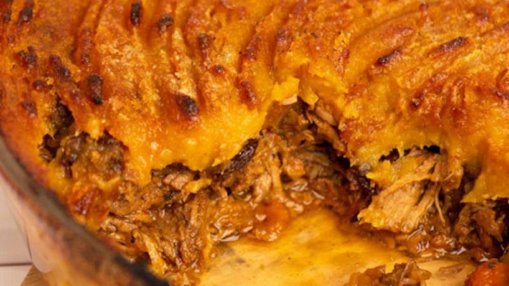 Cómo preparar esta receta de pastel de batata con bondiola desmechada: una opción diferente e irresistible.