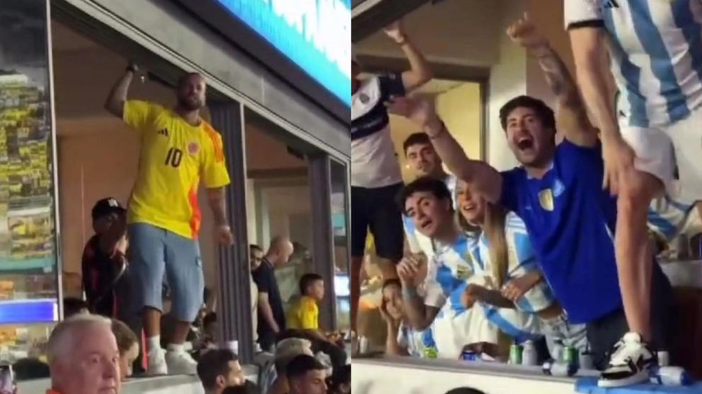 Maluma se cruzó con hinchas argentinos tras la victoria del albiceleste en la Copa América 2024