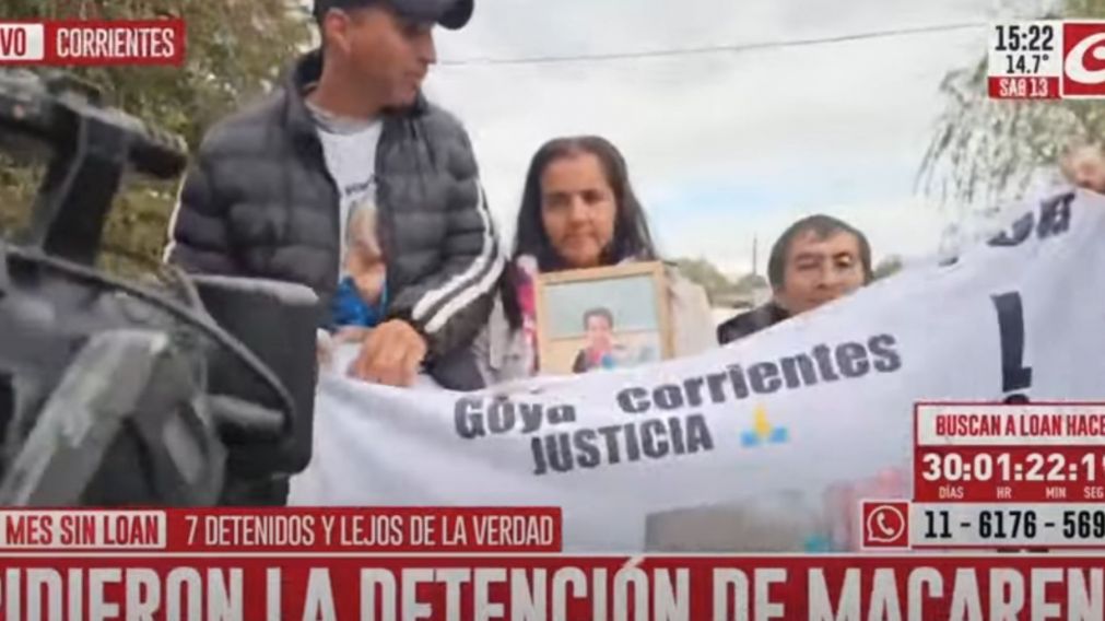 A un mes de la desaparición de Loan: masiva caravana en Corrientes para reclamar que aparezca el nene