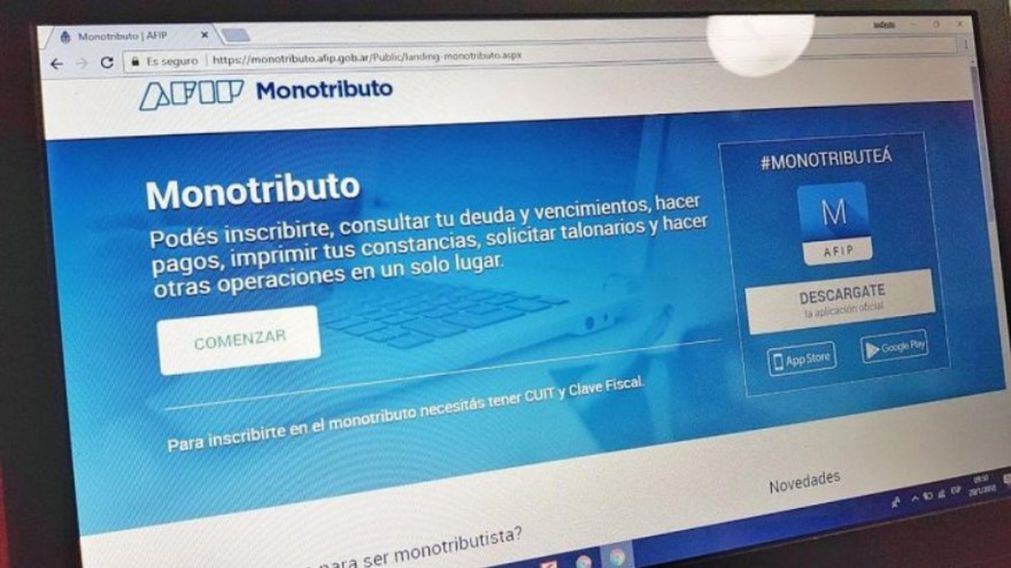 EL PAQUETE FISCAL DISPONE CAMBIOS EN ESCALAS Y CUOTAS DEL MONOTRIBUTO.