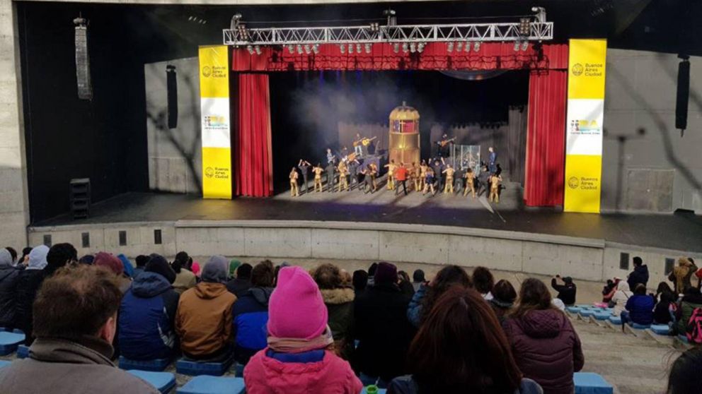 El anfiteatro del porteño parque Centenario (Gentileza GCBA).