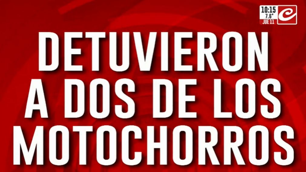 Tiroteo y muerte en Wilde: detuvieron a dos de los motochorros