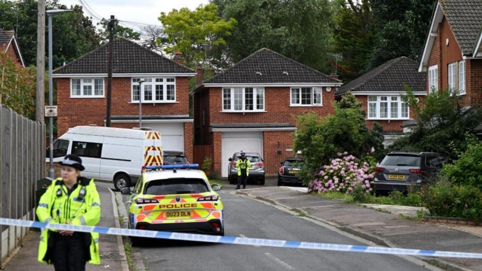 La policía de Londres trabajó en el escenario del hecho (Foto AFP).