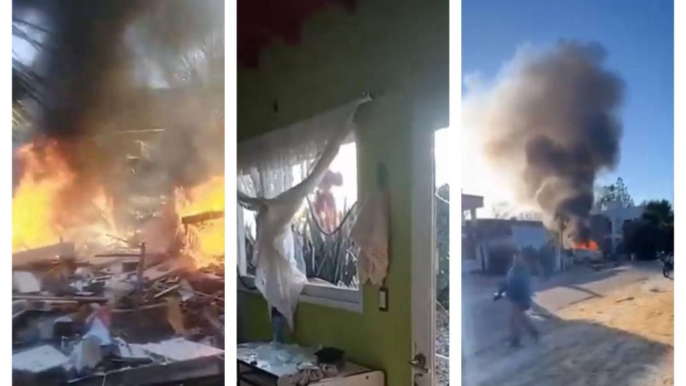 La explosi�n afect� a varias casas en un country de Chascom�s.