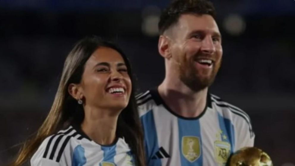 Antonela Roccuzzo le dedicó un emotivo mensaje a Lionel Messi (Archivo).