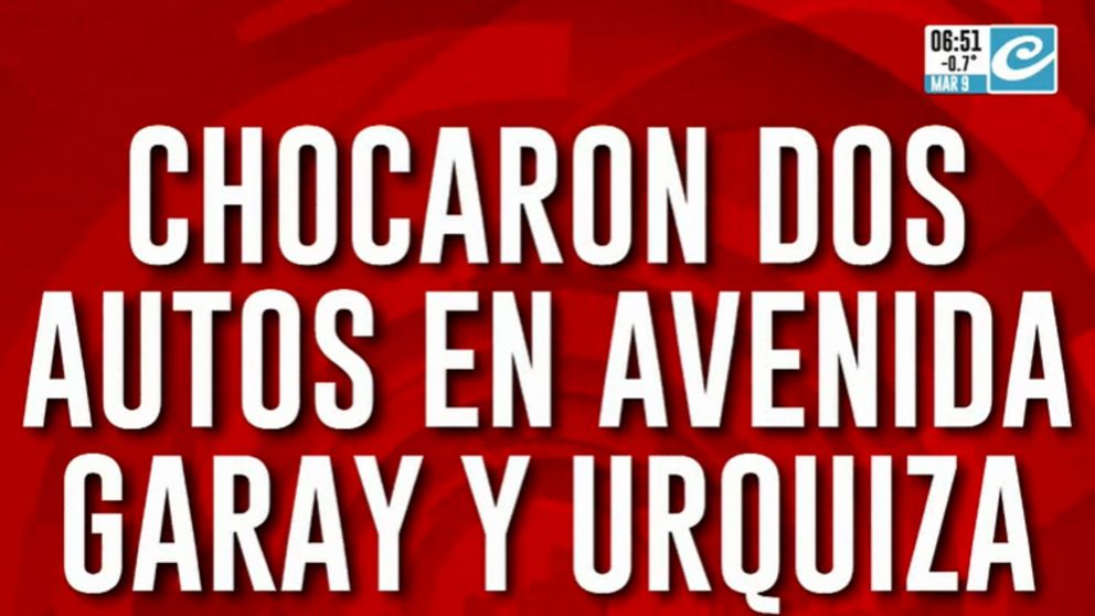 Impresionante choque en el barrio porteño de Parque Patricios: hay un herido grave