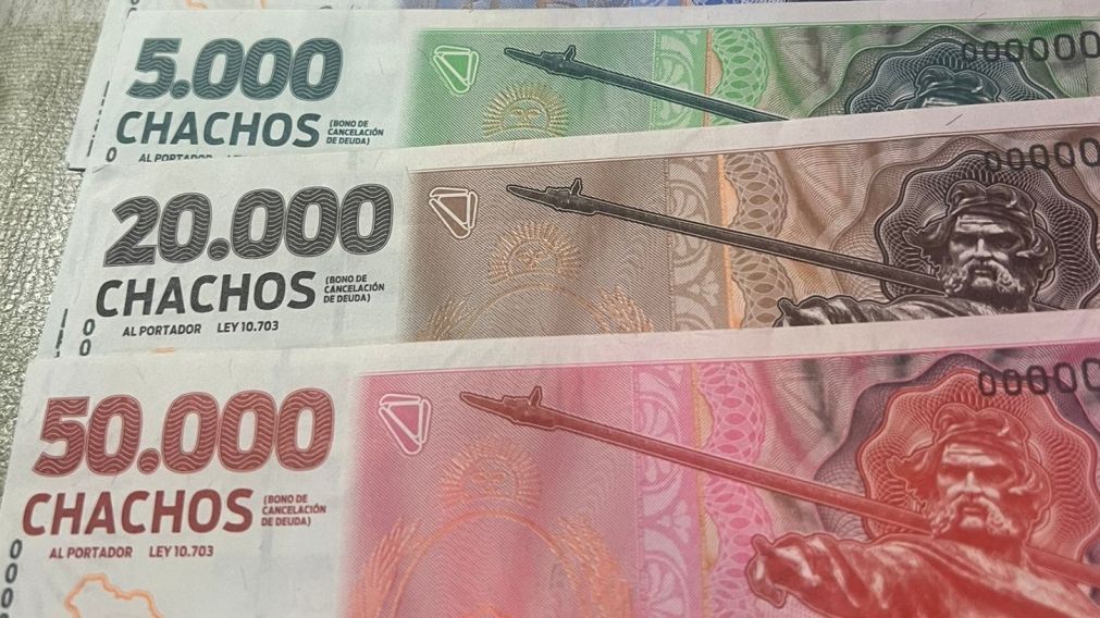 En La Rioja comenzaron a circular los billetes "Chachos".