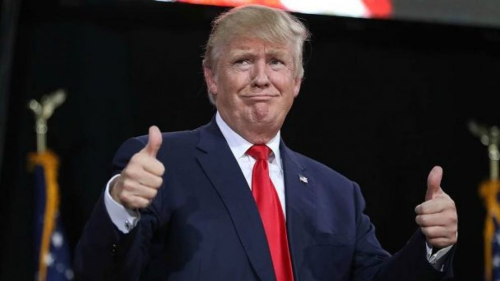 Donald Trump resaltó el fallo que lo benefició.