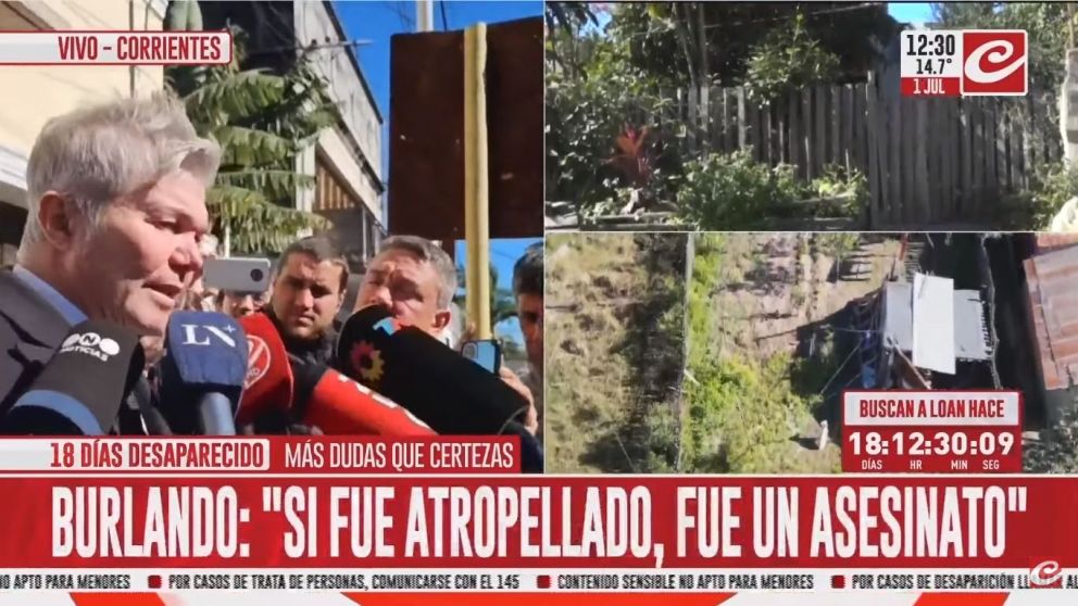 El abogado Fernando Burlando llegó a Corrientes por el Caso Loan.
