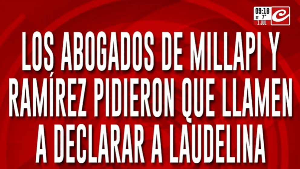 Caso Loan: los abogados de Millapi y Ramírez pidieron que llamen a declarar a Laudelina