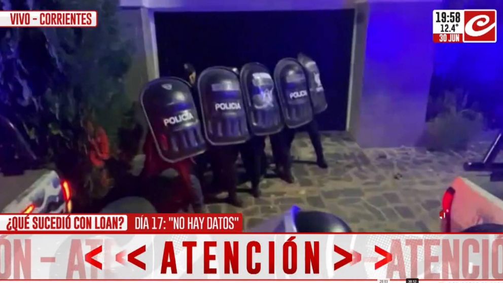Trasladaron a Laudelina en medio de serios incidentes, con piedras y gases lacrimógenos.