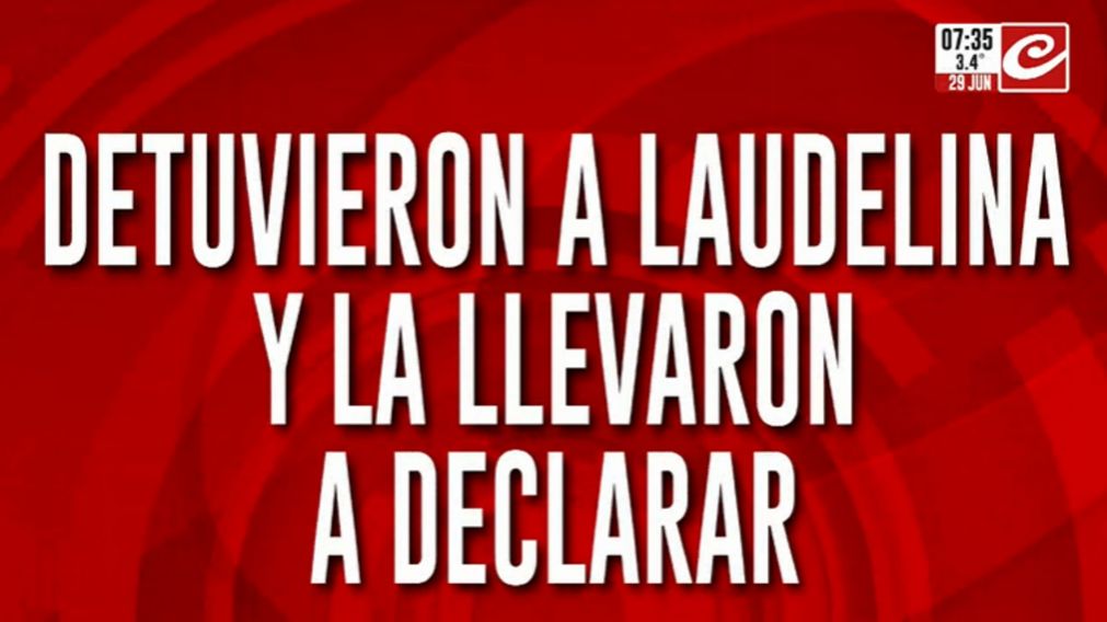 Caso Loan: detuvieron a Laudelina y la llevaron a declarar