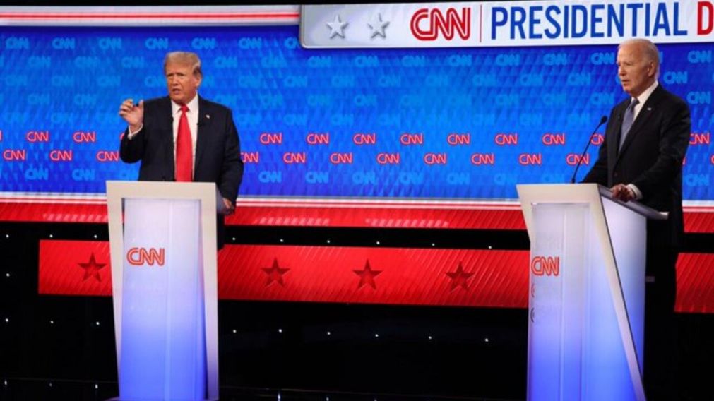 Donald Trump y Joe Biden volver�n a debatir en septiembre (Foto X).
