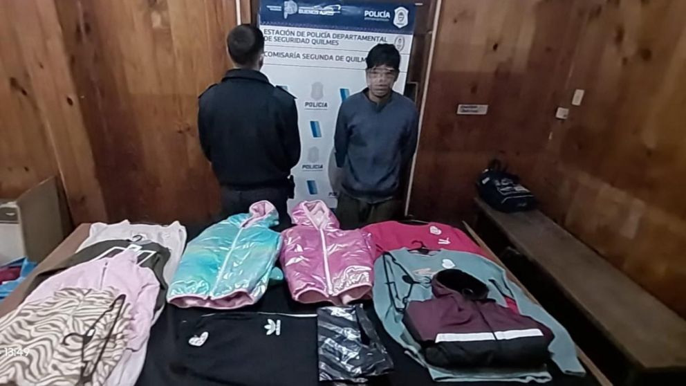 Allanamiento, detención y secuestro de lo robado.