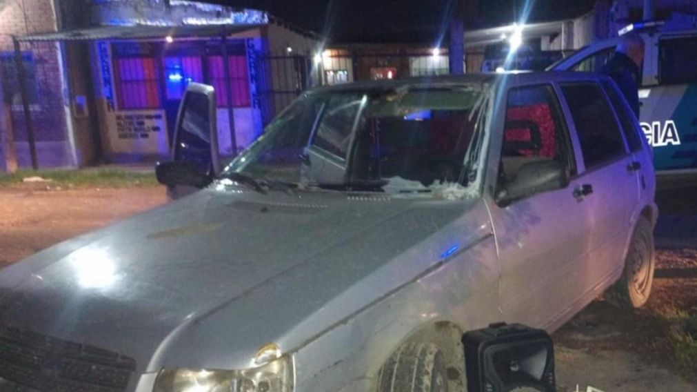 Este es el veh�culo en el que pretend�an escapar los hampones.