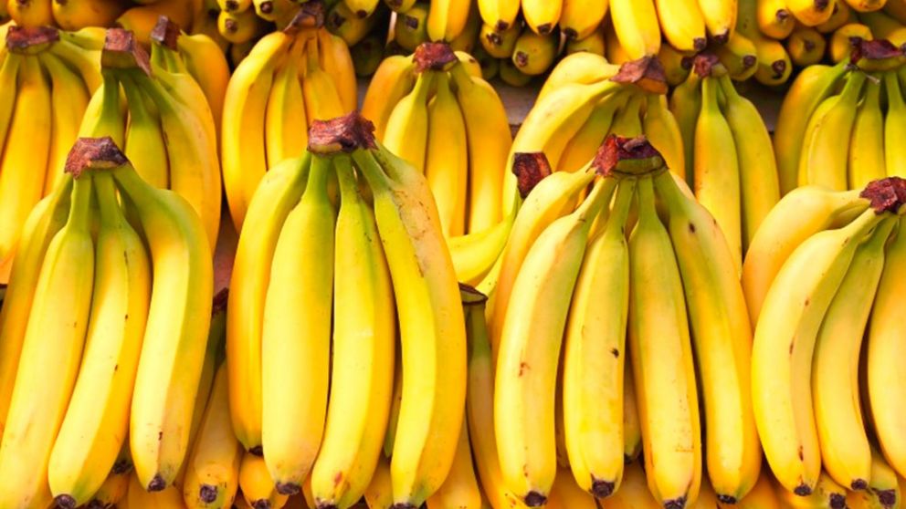 El precio de la banana subió 20% en un solo día (Gentileza Mercado Central de Buenos Aires).