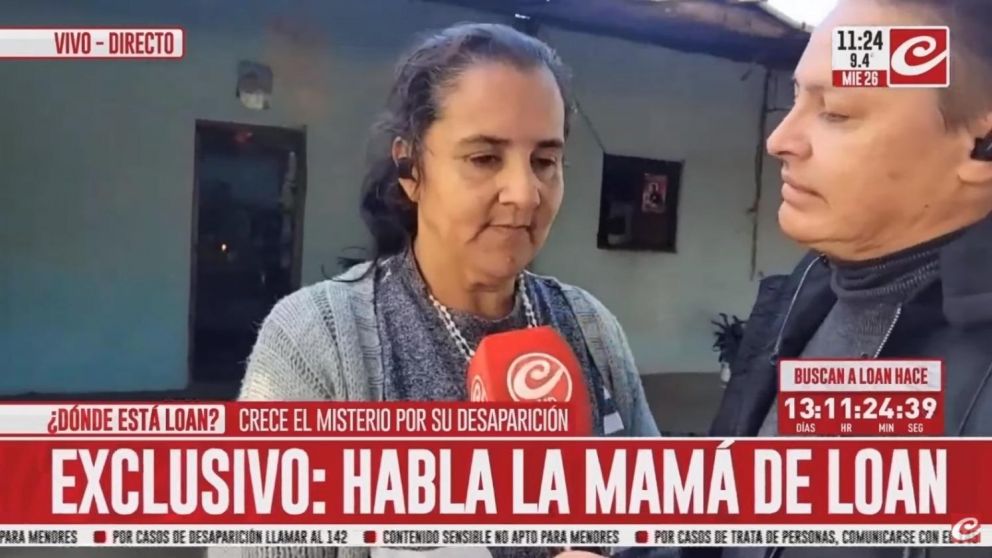 La madre de Loan habló en exclusiva con Crónica HD.
