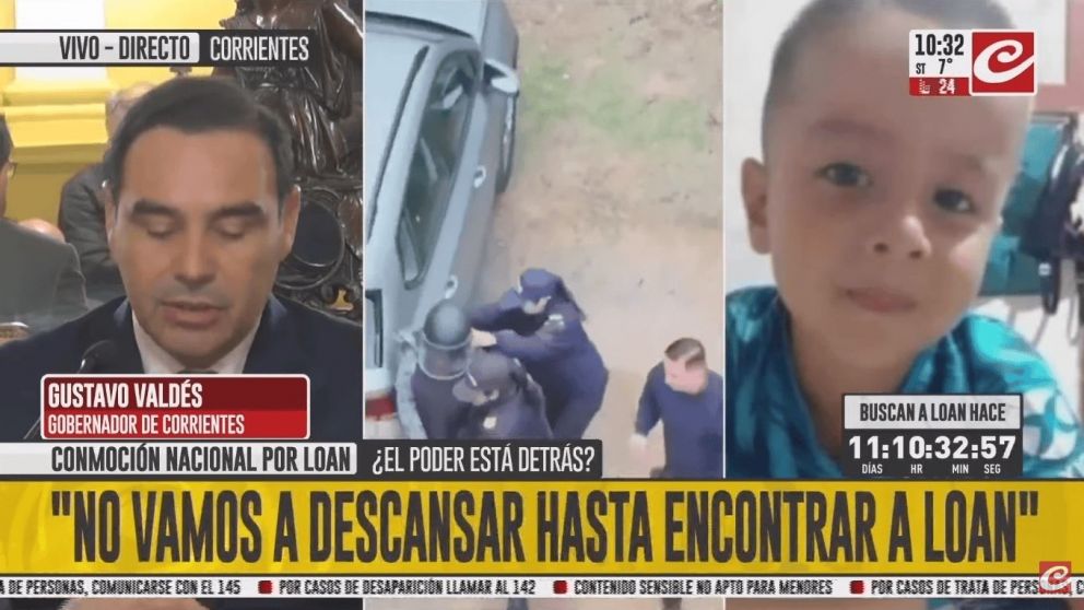 Habl� el gobernador de Corrientes por el Caso Loan: "Estamos ante una posible causa de trata"