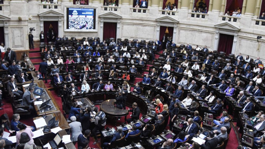 La sesión para el tratamiento de la Ley Bases y el paquete fiscal está prevista para el próximo jueves (Crónica / Hernán Nersesian).